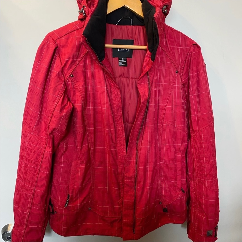 NILS Red Plaid Ski Jacket